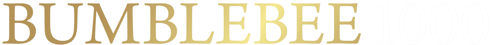 Bumblebee 1000 Logo Gold